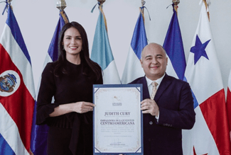 Judith Cury fue designada Embajadora de la Juventud Centroamericana
